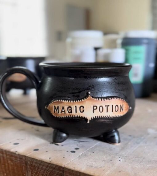 Bewitching Brew Enchanting 16oz Cauldron Mug for Magical Potions and Elixirs