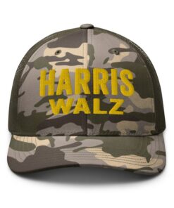 Harris Walz Camo Hat Show Your Support for Madam President and Tim Walz