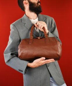 Vintage Italian Leather Doctor Bag Timeless Elegance from Tuscany