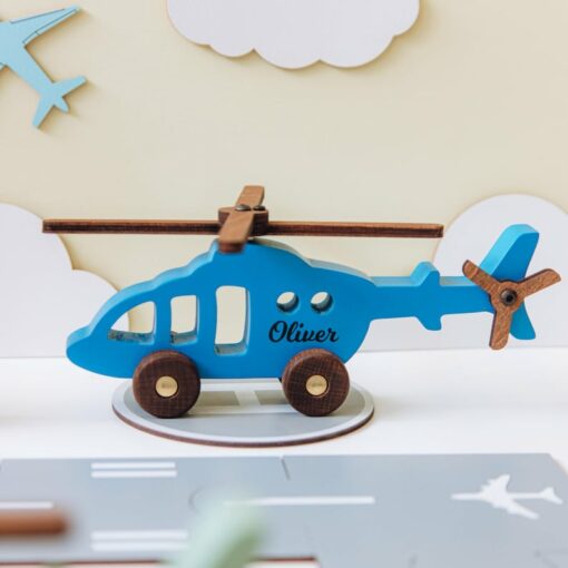 Personalized Wooden Planes for Baby Boys Unique Birthday, Christmas, and Montessori Gifts for 1-3 Year Olds