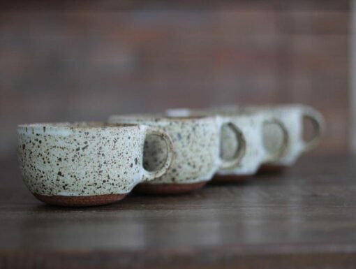 Carranza Mug Elevate Your Coffee Ritual with Sophisticated Matte Spotty Design