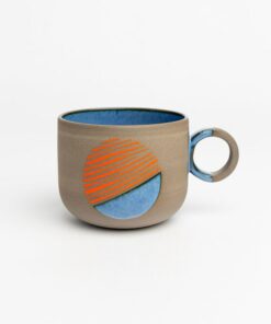 Handmade Ceramic Stoneware Mug A Delightful Gift for Coffee and Tea Aficionados