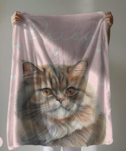 Personalized Pet Blanket Snuggle Up with Your Furry Friend's Unique Charm