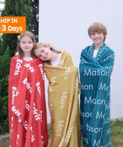 Personalized Baby Blanket Create a Cherished Keepsake with Your Newborn's Name