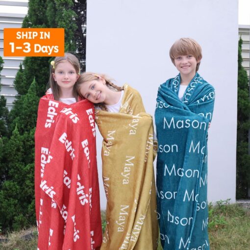 Personalized Baby Blanket Create a Cherished Keepsake with Your Newborn's Name