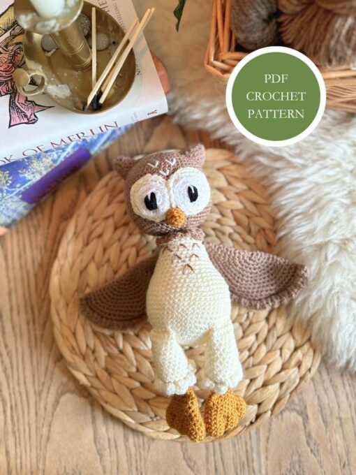 Enchanting Merlin the Owl Crochet Pattern Create Your Own Adorable Owl Amigurumi