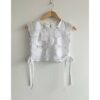Mesa Workshop Reworked Vintage Doily Tie Side Bib Top A Timeless Treasure for the Modern Wardrobe