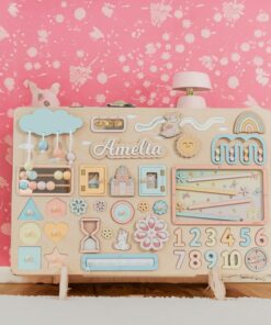 Personalized Big Busy Board Sensory Exploration and Learning for Curious Toddlers