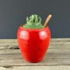 Turquoise Ceramic Honey Jar Sweeten Your Moments with Nature's Nectar