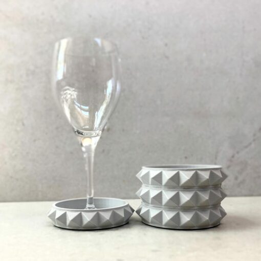 Prismatic Coasters Elevate Your Home Decor with Shimmering Elegance