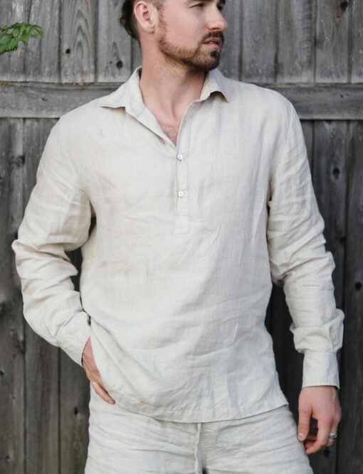Father's Day Linen Shirt A Timeless Gift for the Special Man in Your Life