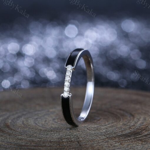 Exquisite Black Onyx Wedding Rings Timeless Elegance for Your Special Day