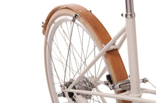 Premium Bamboo Bicycle Fenders with Stainless Steel Hardware Handcrafted for Durability and Style