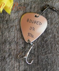 Reel in the Perfect Catch Hooked On You Fishing Lure, a Unique Gift for Your Fishing Partner