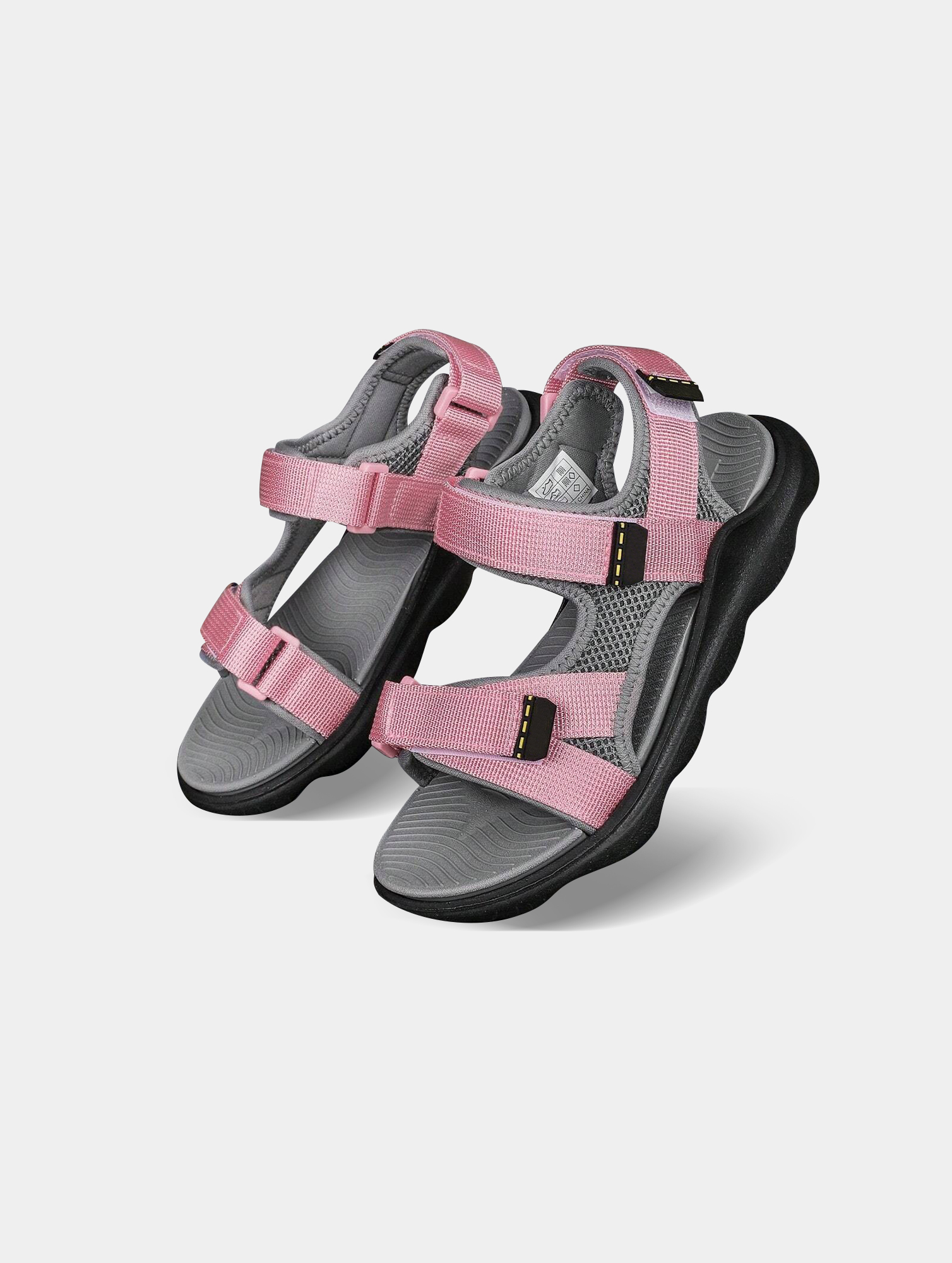 Childrens-Comfortable-Open-Toe-Sandals-3.jpg Kids' Open-Toe Comfort Sandals - Breathable, Hook-and-Loop - Image 3