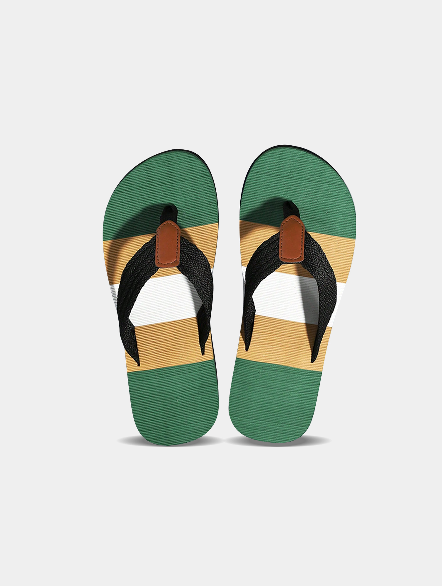 Mens-Resort-Style-Casual-Flip-Flops-3.jpg Men's Resort-Style Casual Flip Flops - Tropical Rope Detail - Image 3