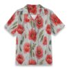Bold Poppy Field Floral Beach Shirt