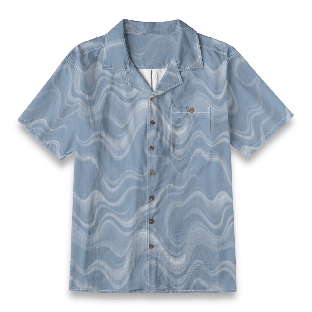 Sea Silk Ripples Smooth Ocean Beach Shirt