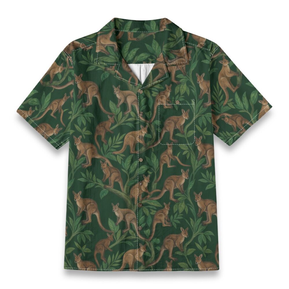 Tree Kangaroo Jungle Branch Island Shirt