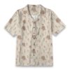 Bandicoot Meadow Soft Beige Tropical Shirt